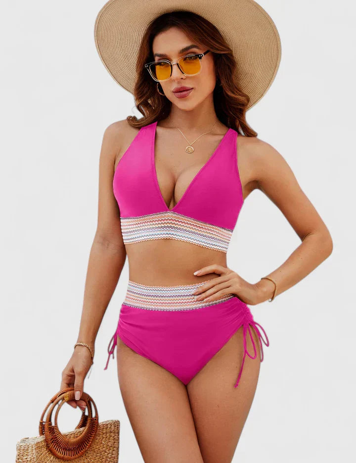 Yasmin | High-Waisted Two-Piece Bikini Set