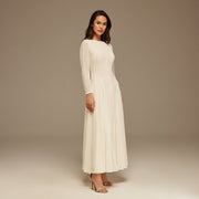 Zoe | A-Line Long Sleeve Wedding Guest Dress